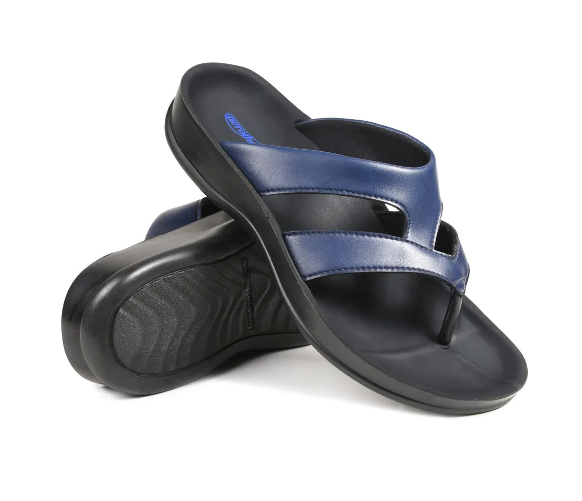 Aerothotic - Raido Womens Comfortable Strappy Sandal, Navy